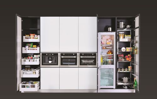 Moderner Lagerschrank für Küchen - Alustil