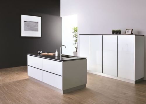 Moderne Küche - MOD 0 - Alustil - Glas / Quarz / Aluminium