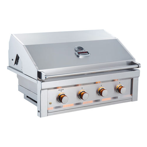 Gas-Gartengrill - RUBY4B-IR - SUNSTONE - Elektro / freistehend / Edelstahl