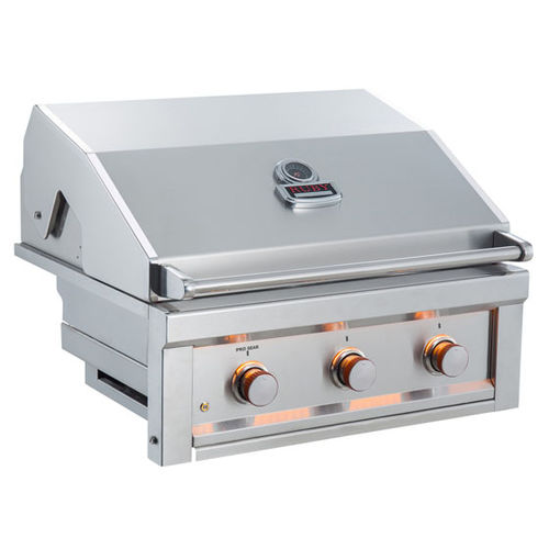 Gas-Gartengrill - RUBY3B - SUNSTONE - freistehend / Edelstahl / für Außenküche