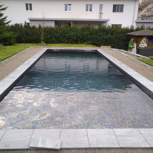 Einteiliges Schwimmbecken - 10x4 - Tilestone Pools one piece tiled pools - Platten / maßgefertigt / für Außenbereich