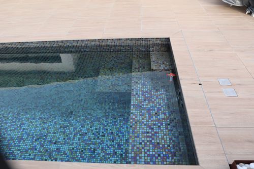 Swim Spa / einbaufähig - SWIM  - Tilestone Pools one piece tiled pools - zum Aufstellen / rechteckig / für mehrere Personen