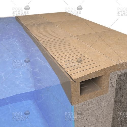 Naturstein-Rost - System Andreas No22 - Poolstones - Pool