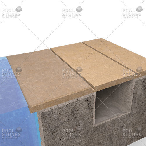 Naturstein-Rost - System No9 - Poolstones - Pool