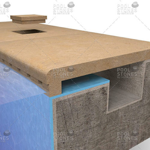 Naturstein-Rost - System No11 - Poolstones - Pool
