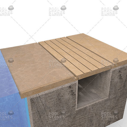 Naturstein-Rost - System No20 - Poolstones - Pool