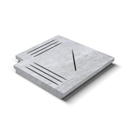 Ablaufrost für Eckeinbau - Poolstones - Marmor / für Pool