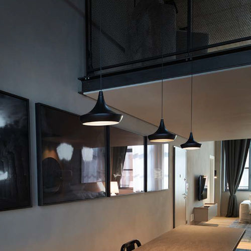 Hängelampe - MINI SOFT - cattaneo - Aluminium / modern / mit Kabel