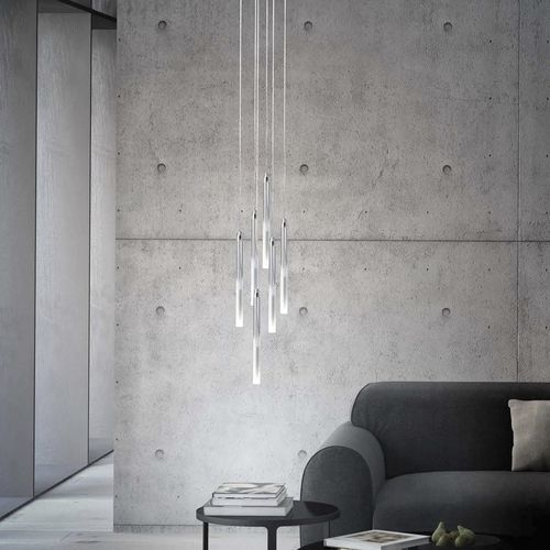Hängelampe - WATERFALLS - cattaneo - Aluminium / Glas / modern