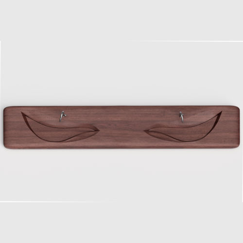 Aufsatzwaschbecken - ANDORA - QINN DESIGNS - Holz / doppelt / rechteckig