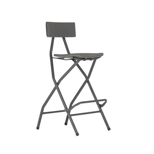 Klappbarer Barhocker - Alvarstool - Zown - modern / Polyethylen / Gestell aus Stahl
