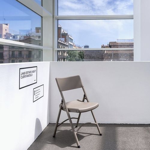 Klappbarer Stuhl - Brad - Zown - modern / für Außenbereich / für den Innenraum