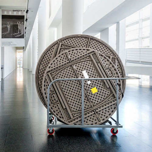Wagen / fur Tisch-Transport - Planet - Zown - für Hotels / für Restaurants / aus lackiertem Stahl