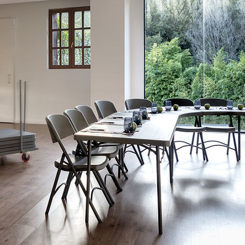 Klapptisch - Classic XL180 - Zown - modern / HDPE / Gestell aus pulverbeschichtetem Stahl