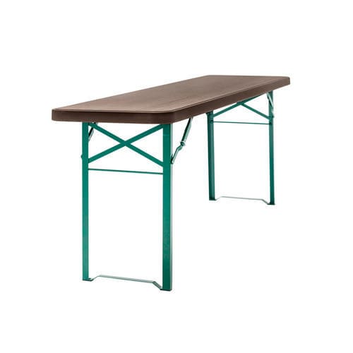 Klapptisch - Munich50 - Zown - modern / HDPE / Gestell aus pulverbeschichtetem Stahl