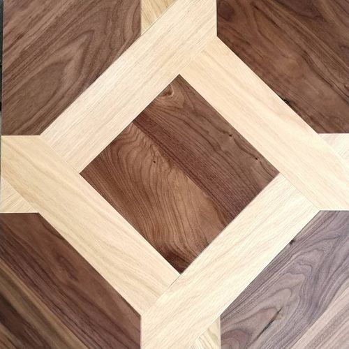 Mehrschichtparkett - Customized Tile - SURCO interiors - Eiche / Nussbaum / amerikanischer Nussbaum