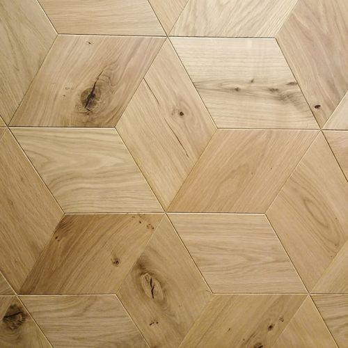 Mehrschichtparkett - RHOMBUS - SURCO interiors - Eiche / Nussbaum / amerikanischer Nussbaum