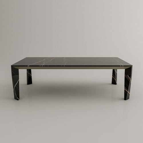 Moderner Tisch - LEGACY - Roig - art & design - - Marmor / Gestell aus Marmor / rechteckig