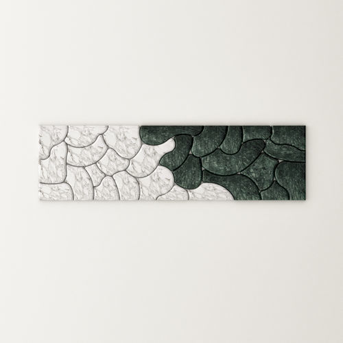 Marmorskulptur - PENSAMENTS - Roig - art & design - - Wand / weiß / grün