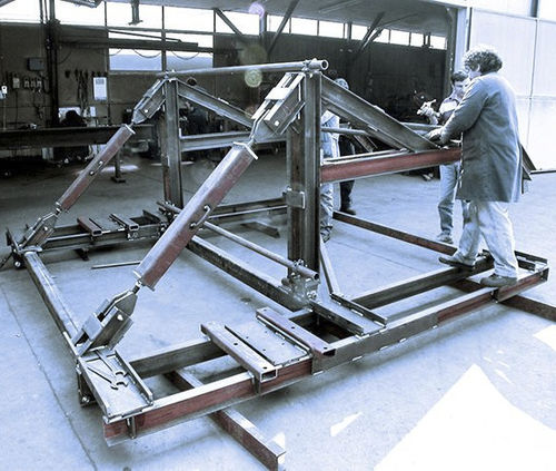 Metall-Dachstuhl / für Gebäude - Farina Formworks - für Seiltragwerk / Stahl