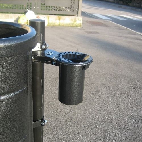 Wandmontierter Aschenbecher - DELFO - Ferrinox - Edelstahl / für Außenbereich / für öffentliche Einrichtungen