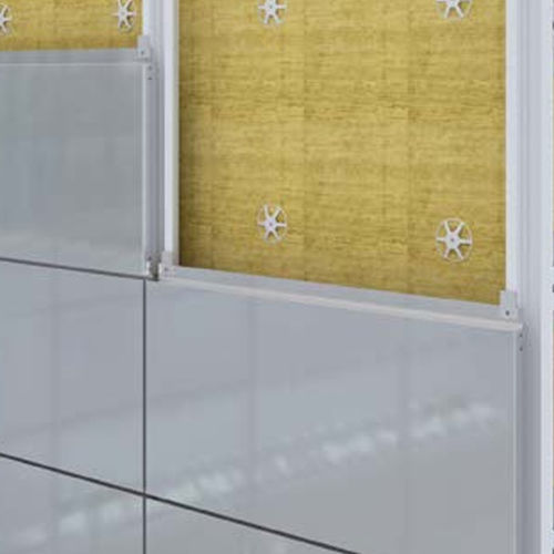 Kassetten-Fassadenverkleidung - JPS - ISOSTA international - Aluminium / horizontal / glatt