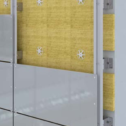 Paneel-Fassadenverkleidung - SR2C  - ISOSTA international - Aluminium / horizontal / gebogen