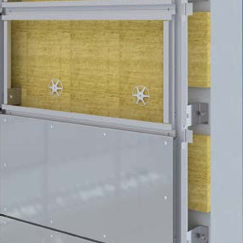 Paneel-Fassadenverkleidung - SR4C - ISOSTA international - Aluminium / horizontal / gebogen