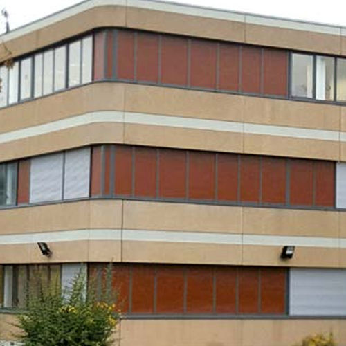 Paneel-Fassadenverkleidung - ECOSTA  - ISOSTA international - Holz / HPL / satiniert
