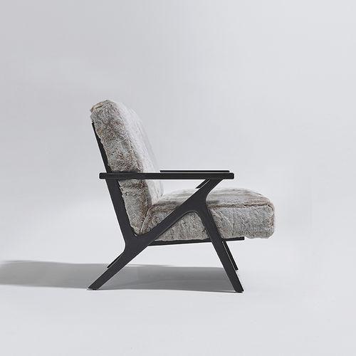 Moderner Sessel - VOGUE - MHR - Stoff / schwarz