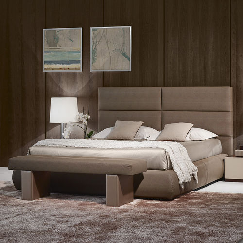 Bett / King Size - DIVA - MHR - modern / Polster / Kopfteil