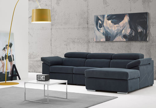 Modernes Sofa - EGO - MHR - Stoff / mit Kopfstütze / mit Fußstütze