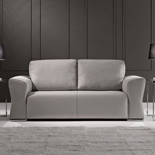 Ecksofa - OSAKA - MHR - modern / Leder / mit Kopfstütze