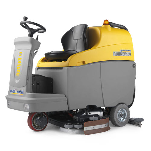 Aufsitz-Scheuersaugmaschine - RUNNER R 150 FD 85 CHEM - Ghibli & Wirbel - batteriebetrieben