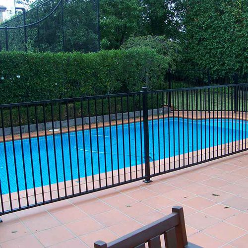 Aluminium-Geländer - SJZ SHANZHENG CO., LTD - mit Stangen / für Außenbereich / für Pool