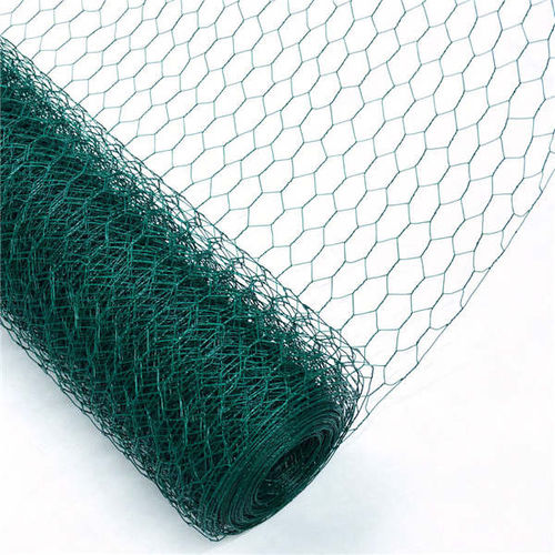 Metall-Geflecht / Stahl - SJZ SHANZHENG CO., LTD - PVC-beschichtet / für Umzäunungen / mit Sechseckmaschen