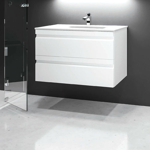Wandhängender Waschtisch-Unterschrank - TERRA - UAB KAME - MDF / Keramik / modern