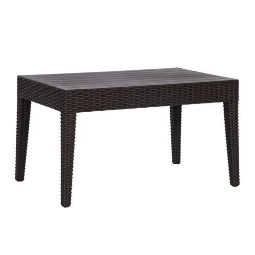 Moderner Couchtisch - Nova  - YÜCEL OUTDOOR FURNİTURE  - Rattan / Gestell aus Rattan / rechteckig