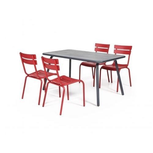 Moderner Tisch - Porto  - YÜCEL OUTDOOR FURNİTURE  - Aluminium / Gestell aus Aluminium / rechteckig