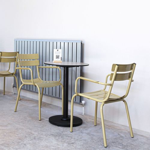 Moderner Stuhl - Rivoli  - YÜCEL OUTDOOR FURNİTURE  - für Außenbereich / Aluminium / Gestell aus Aluminium