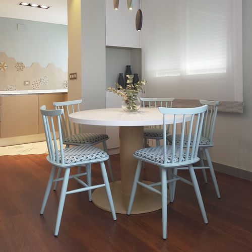 Moderner Tisch - KANGE - Casual Home & Contract - Eiche / Buche / Stahl