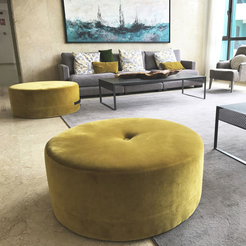 Modernes Sitzkissen - ROUND - Casual Home & Contract - Stoff / Contract / grau
