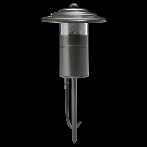 Leuchtpoller für Garten - FERN LITE - HUNZA Lighting - klassisch / Aluminium / Edelstahl