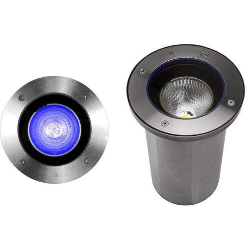 Leuchte für Bodeneinbau - SAFETOUCH 100 - HUNZA Lighting - LED RGBW / rund / IP68