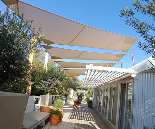 UV-beständiges Sonnensegel - l'Atelier des voiles - maßgefertigt / für Gewerbegebrauch / für Strand