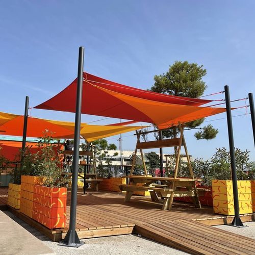 UV-beständiges Sonnensegel - l'Atelier des voiles - maßgefertigt / für Gewerbegebrauch / für Terrasse
