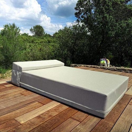 Individuell gestaltbares Garten-Bett - BED PLAGE - l'Atelier des voiles - modern / klappbar / nach Maß