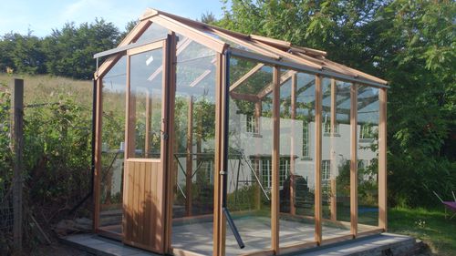 Gewächshaus für Hobbygärten - EVOLUTION SIX  - Alton greenhouses - einkuppelig / Aluminiumstruktur / Holzstruktur
