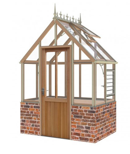 Gewächshaus für Hobbygärten - ETON - Alton greenhouses - einkuppelig / Aluminiumstruktur / Glas