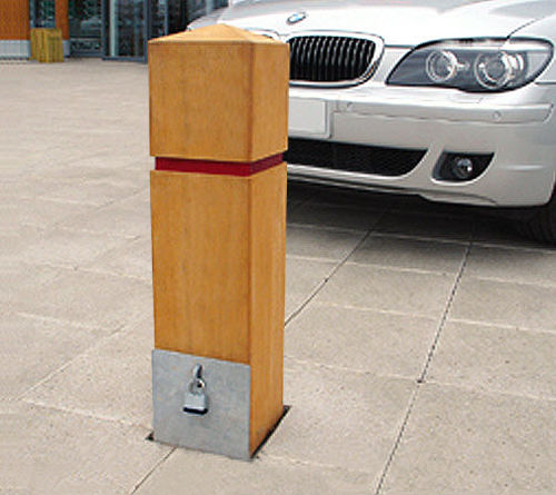 Sicherheits-Sperrpfosten - EPPING  - Furnitubes - abnehmbar / Laubholz / hoch